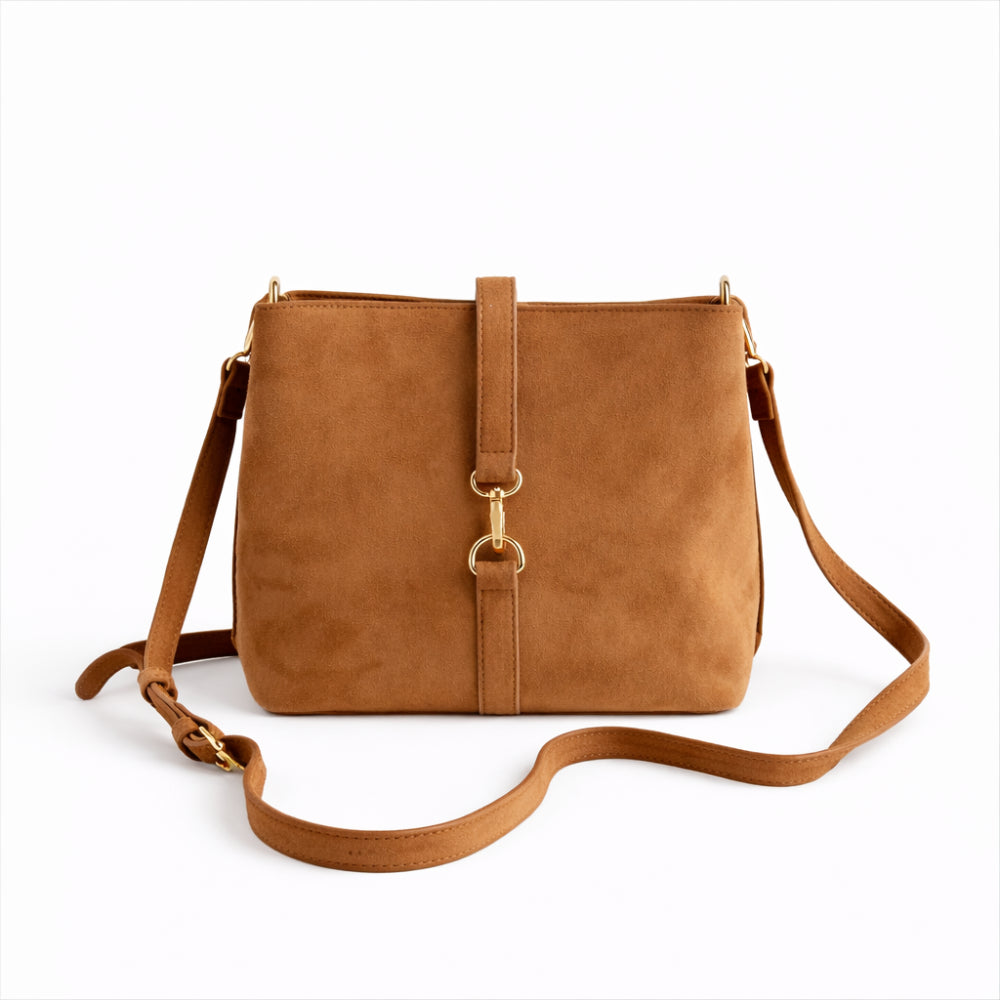 K&Co. Journey Collection Bucket Bag - TAN